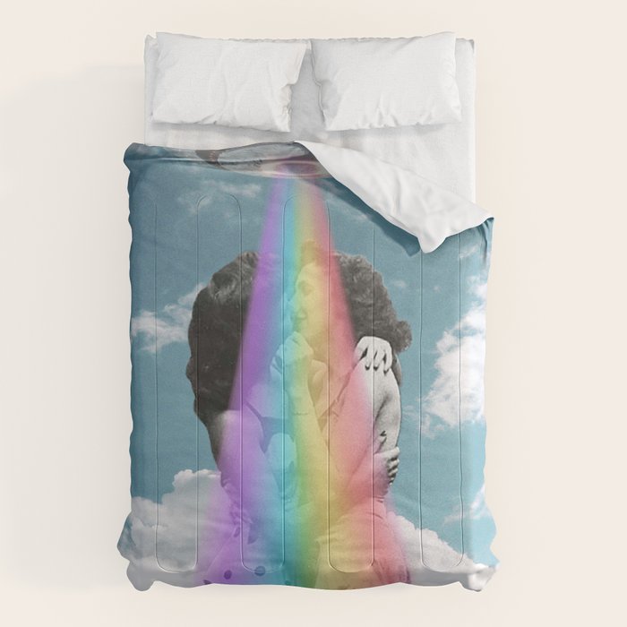Love is love is love // Pride & UFOs Comforter Gallery Image 6
