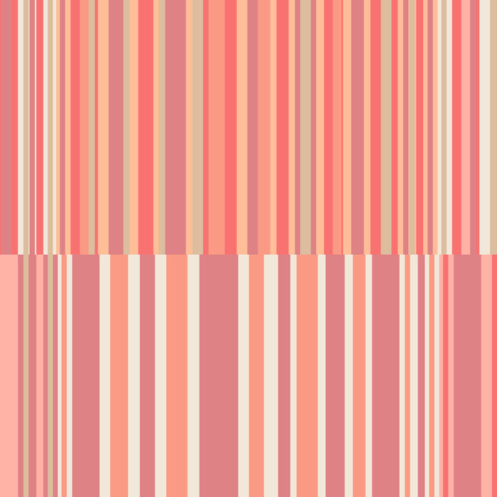 Pink Peach Stripe Patchwork Pastel Blush Pattern Coffee Mug Gallery Image 2