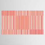 Pink Peach Stripe Patchwork Pastel Blush Pattern Tablecloth Gallery Image 2
