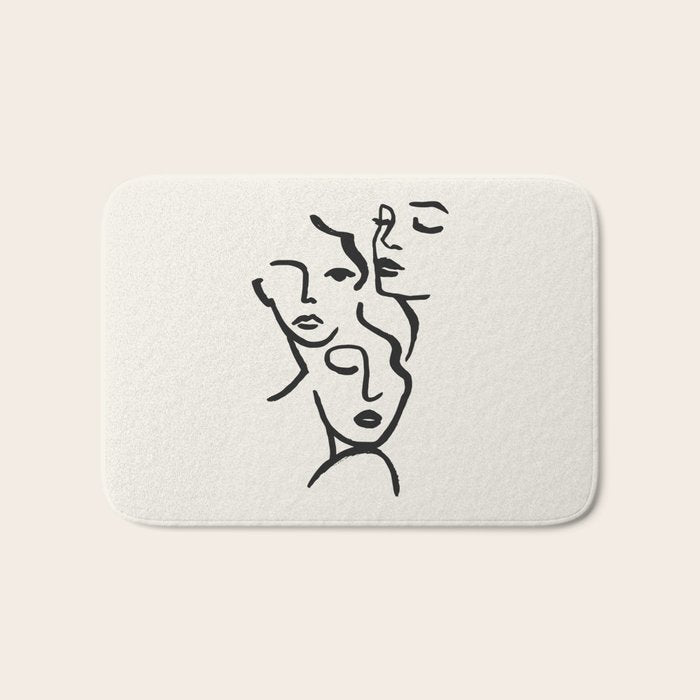 Faces Bath Mat Gallery Image 1