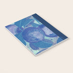 Fall Apple Orchard Painting in Cobalt Blue Notebook Gallery Image 3