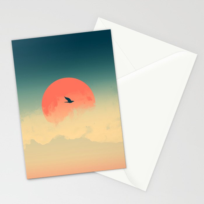 Lonesome Traveler Stationery Card Gallery Image 2