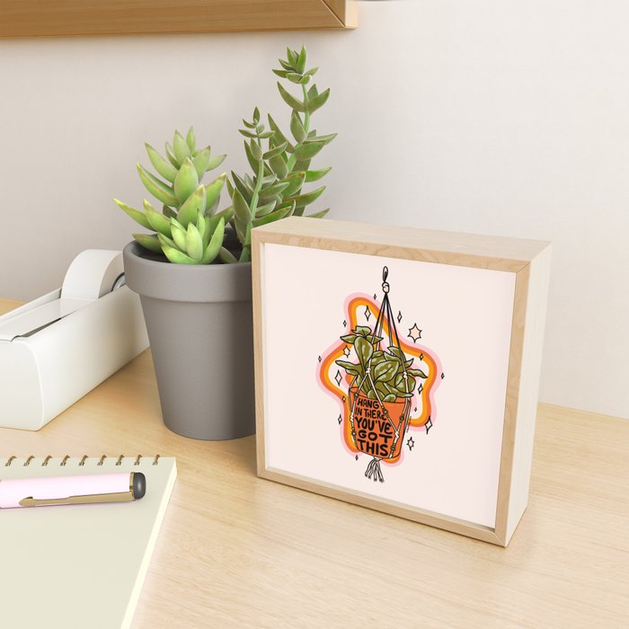 Hang In There Mini Art Print Gallery Image 2