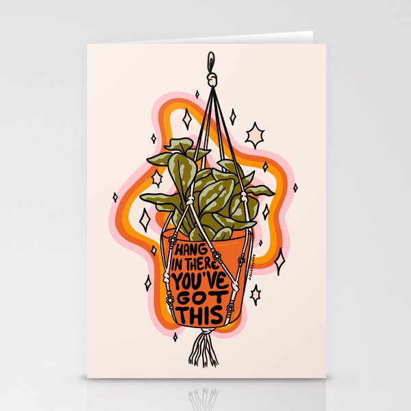Hang In There Stationery Card Gallery Image 1