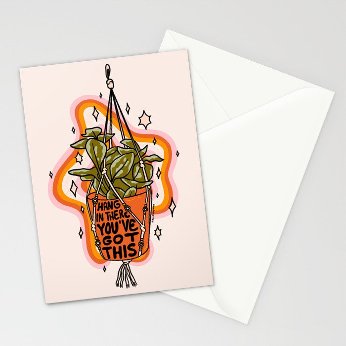 Hang In There Stationery Card Gallery Image 2