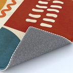 mid century shapes geometric abstract color 2 Rug Gallery Image 4
