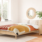 mid century shapes geometric abstract color 2 Duvet Cover Gallery Image 2