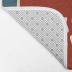 mid century shapes geometric abstract color 2 Bath Mat Gallery Image 2