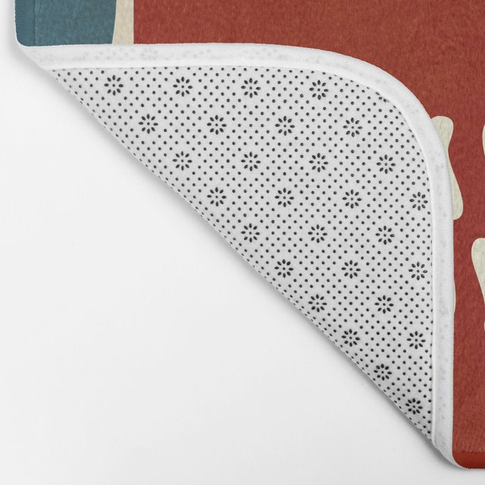 mid century shapes geometric abstract color 2 Bath Mat Gallery Image 2