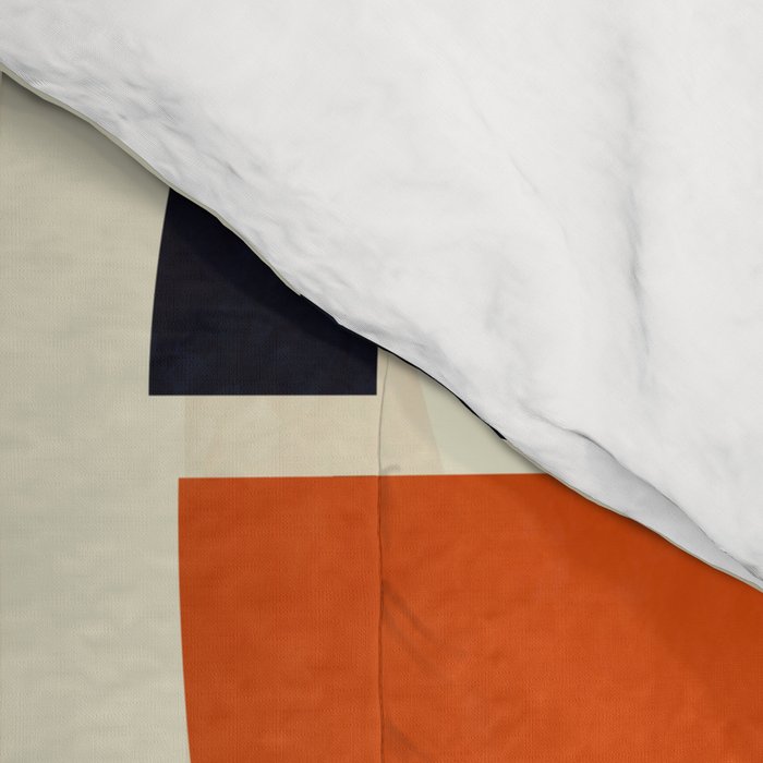 mid century shapes geometric abstract color 2 Comforter Gallery Image 4