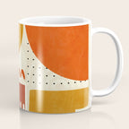 mid century shapes geometric abstract color 2 Coffee Mug Gallery Image 1