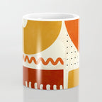 mid century shapes geometric abstract color 2 Coffee Mug Gallery Image 4