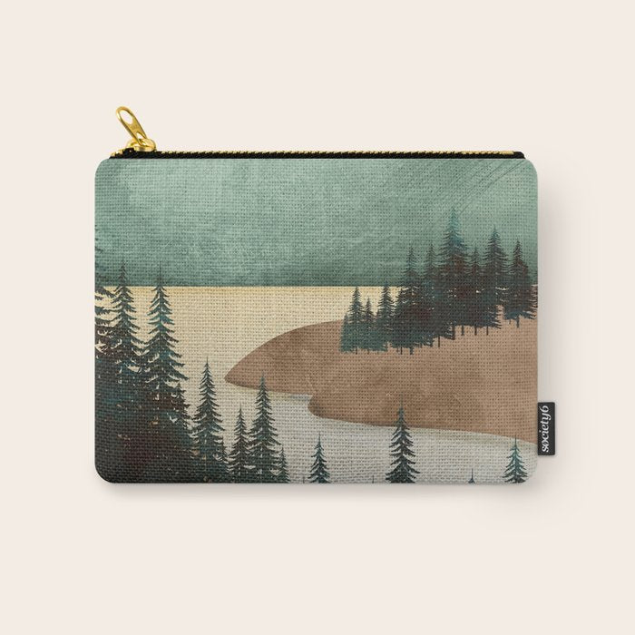Abstract Art Landscape 16 Carry All Pouch Gallery Image 1