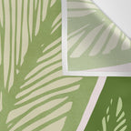 Tropical Banana Leaf Line Art Wall Tapestry Gallery Image 3