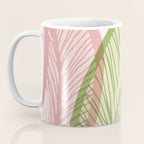 Tropical Banana Leaf Line Art Coffee Mug Gallery Image 3