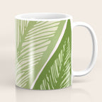 Tropical Banana Leaf Line Art Coffee Mug Gallery Image 1