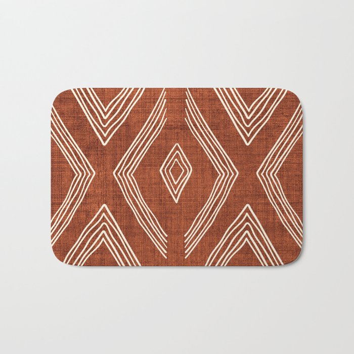 Birch in Rust Bath Mat Gallery Image 1