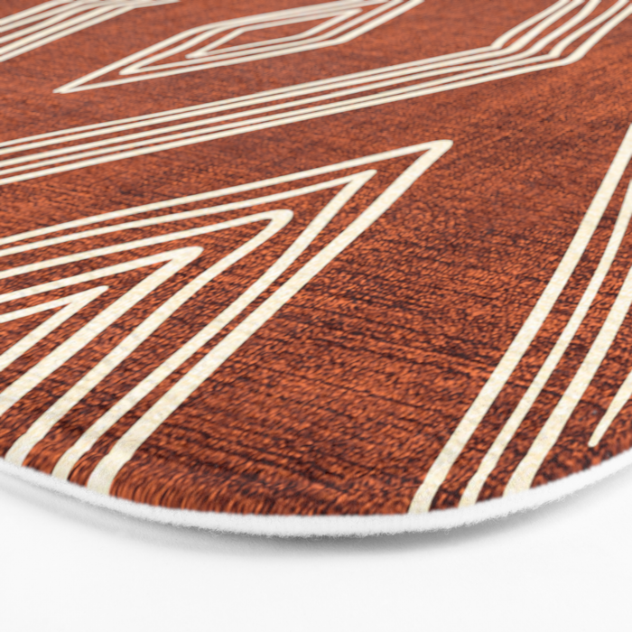Birch in Rust Bath Mat Gallery Image 3