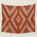 Birch in Rust Wall Tapestry Gallery Image 4