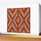 Birch in Rust Wall Mural Gallery Image 2