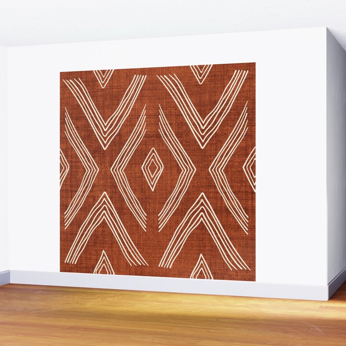 Birch in Rust Wall Mural Gallery Image 2