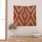 Birch in Rust Wall Tapestry Gallery Image 2