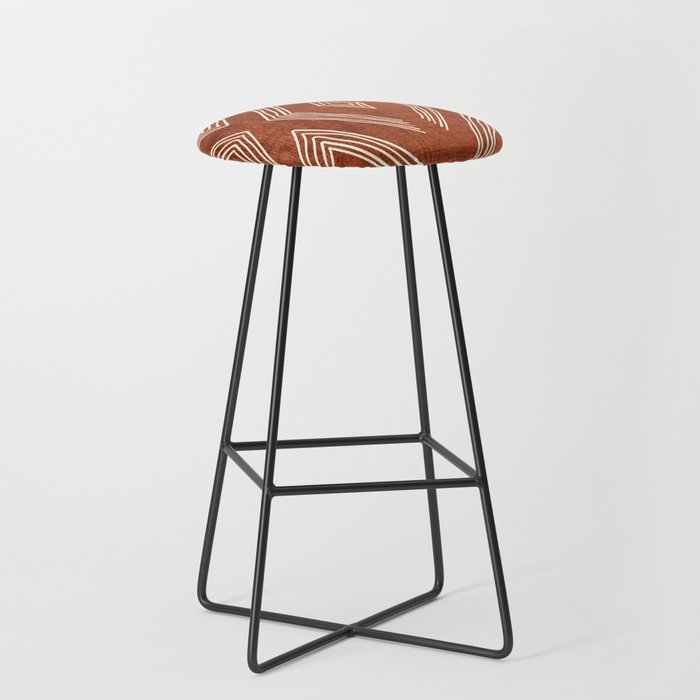 Birch in Rust Stool
