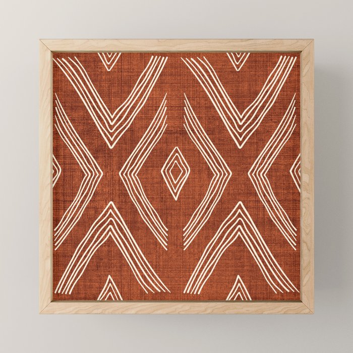 Birch in Rust Mini Art Print Gallery Image 1