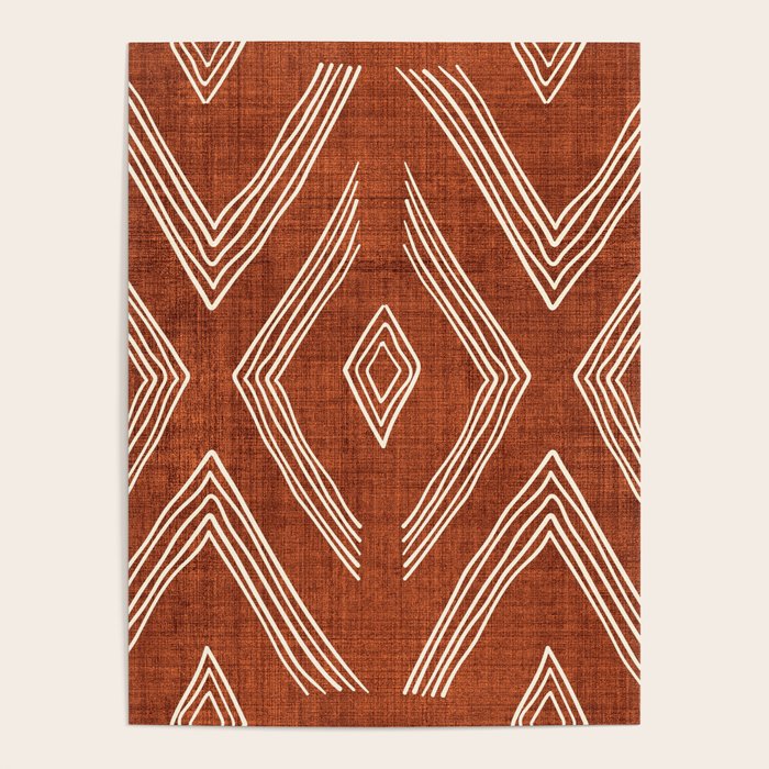 Birch in Rust Poster Gallery Image 1