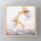 London in a Tea Cup Mini Art Print Gallery Image 1