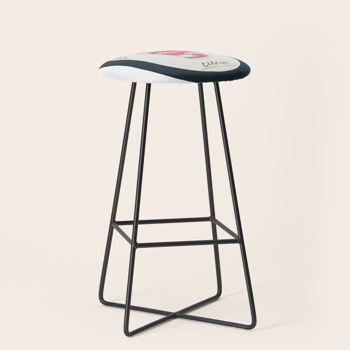 Strawberry Caipirinha Cocktail Zodiac Sign Stool Gallery Image 1