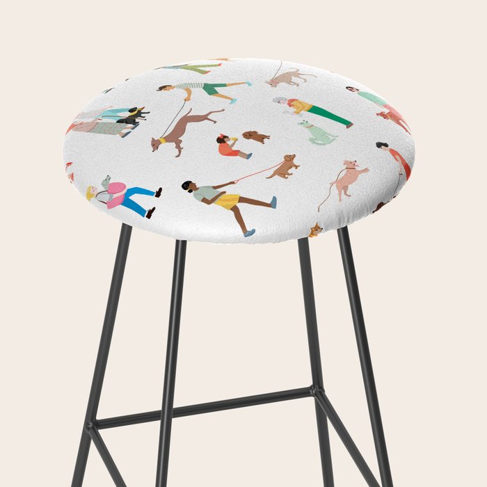 Walking Our Dogs Stool Gallery Image 2