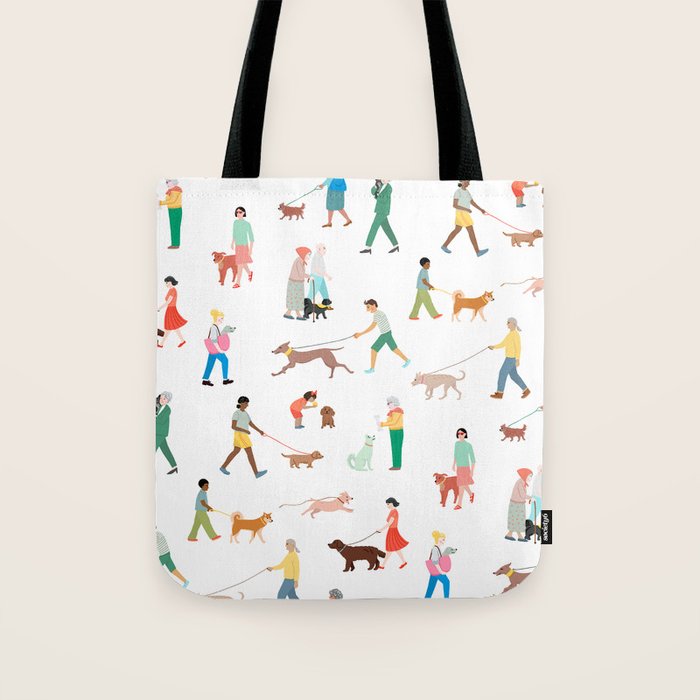 Walking Our Dogs Tote Bag Gallery Image 1