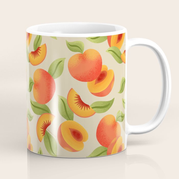 Peach Pattern - Amalfi Coast Cocktails Coffee Mug Gallery Image 1