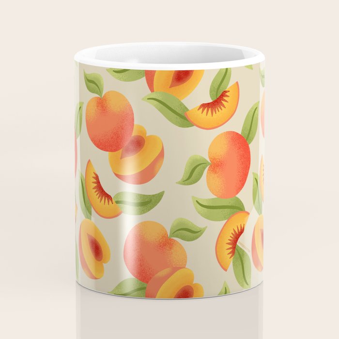 Peach Pattern - Amalfi Coast Cocktails Coffee Mug Gallery Image 4