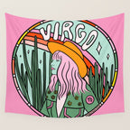 Virgo Cowgirl Wall Tapestry Gallery Image 4
