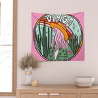 Virgo Cowgirl Wall Tapestry Gallery Image 2