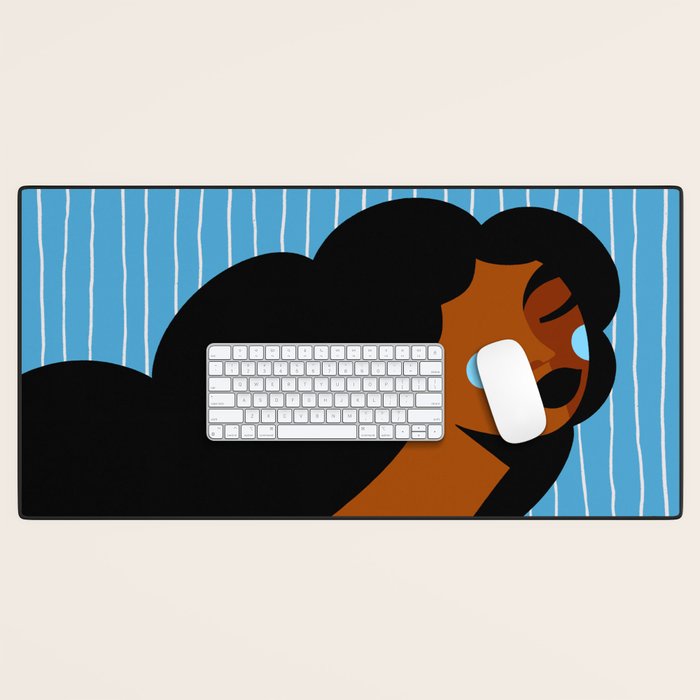 Bluesy Desk Mat Gallery Image 1