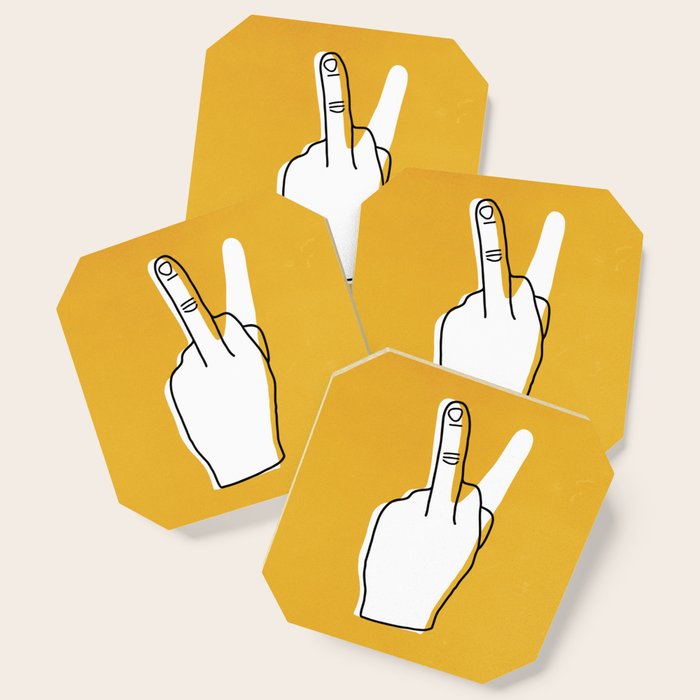 Two Moods Only Coaster Gallery Image 1