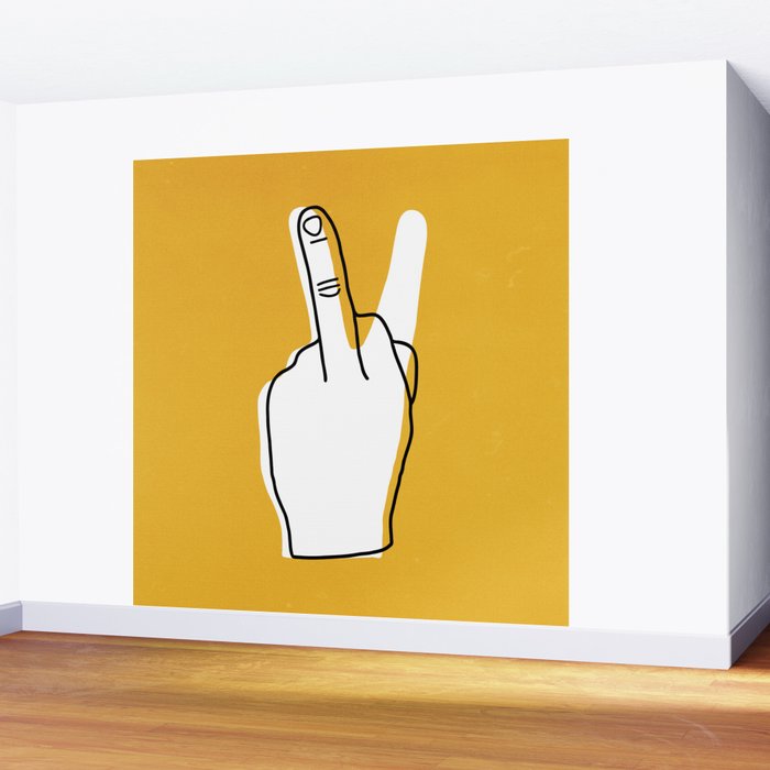 Two Moods Only Wall Mural Gallery Image 2