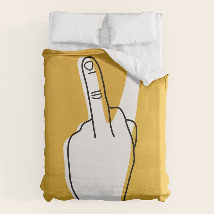Two Moods Only Duvet Cover Gallery Image 6