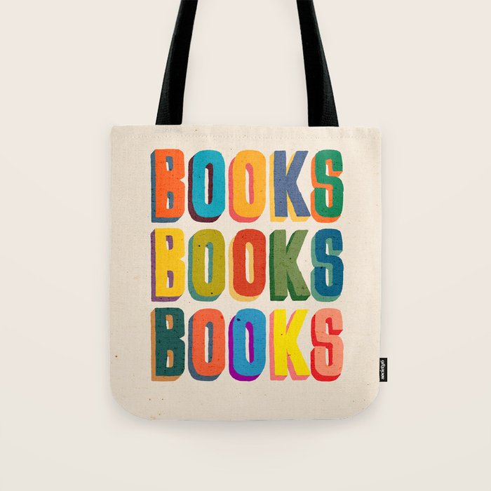 Books books books Tote Bag Gallery Image 1
