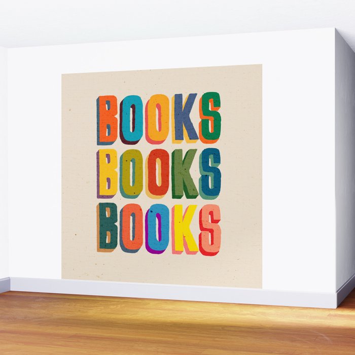 Books books books Wall Mural Gallery Image 2