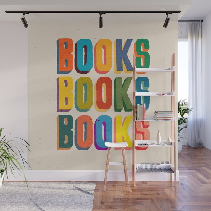 Books books books Wall Mural Gallery Image 1