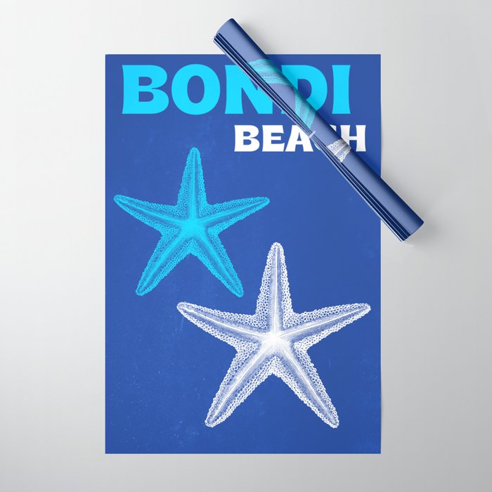 Bondi: Vintage Travel Colour Series 05 Wrapping Paper Gallery Image 1