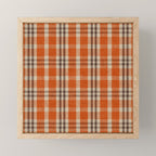 North Country Plaid - classic red and brown Mini Art Print Gallery Image 1