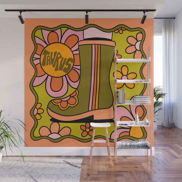 Taurus Groovy Boot Wall Mural Gallery Image 1