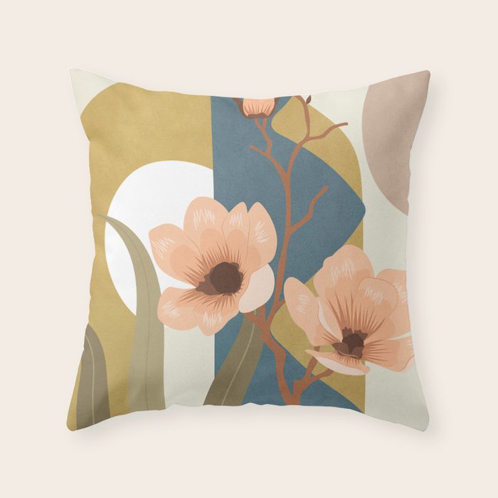 Elegant Shapes 02 Throw Pillow Gallery Image 6