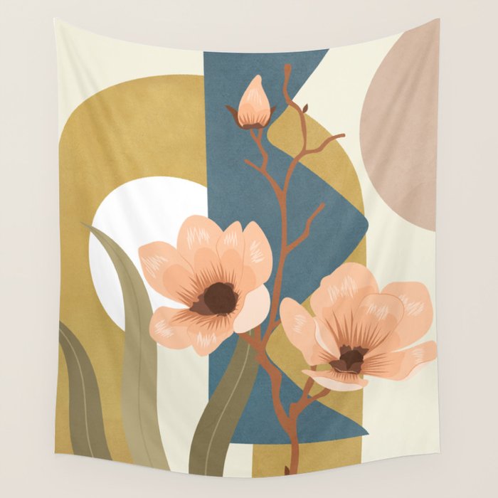 Elegant Shapes 02 Wall Tapestry Gallery Image 4