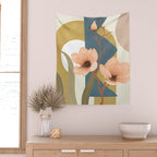 Elegant Shapes 02 Wall Tapestry Gallery Image 2